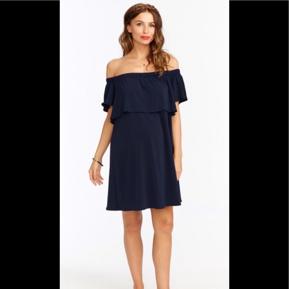 Rosie Pope Navy Dress; Sz XS NWT